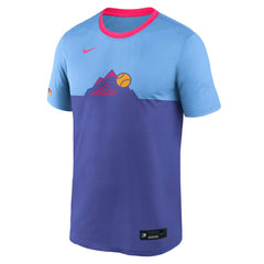 Colorado Rockies Authentic Collection City Connect Velocity Dri-FIT T-Shirt - Light Blue | Nike