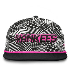 New York Yankees Let's Glow Moon Shot Snapback Hat - Black