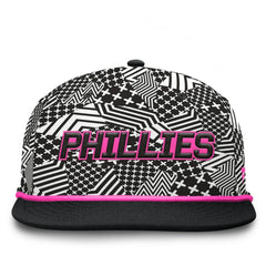 Philadelphia Phillies Let's Glow Moon Shot Snapback Hat - Black