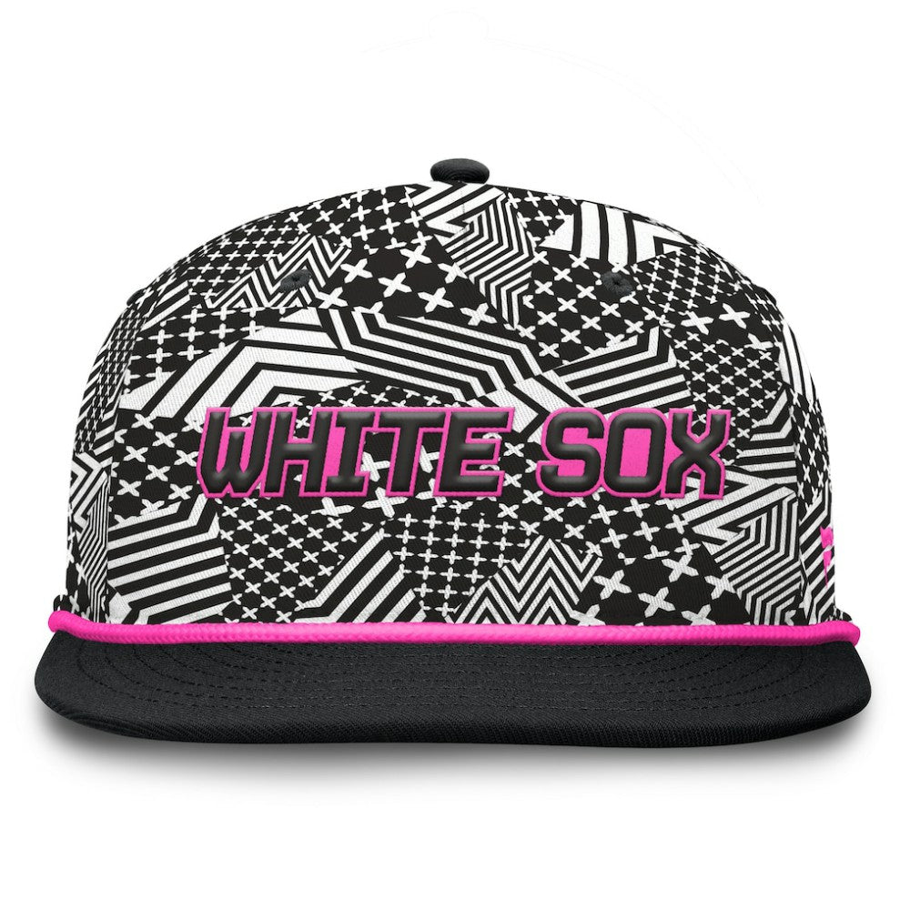 Chicago White Sox Let's Glow Moon Shot Snapback Hat - Black