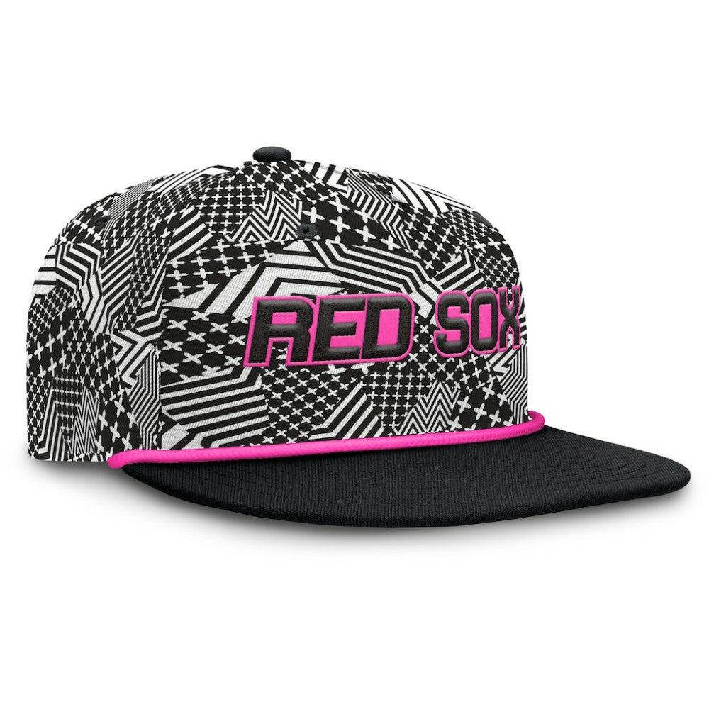 Boston Red Sox Let's Glow Moon Shot Snapback Hat - Black