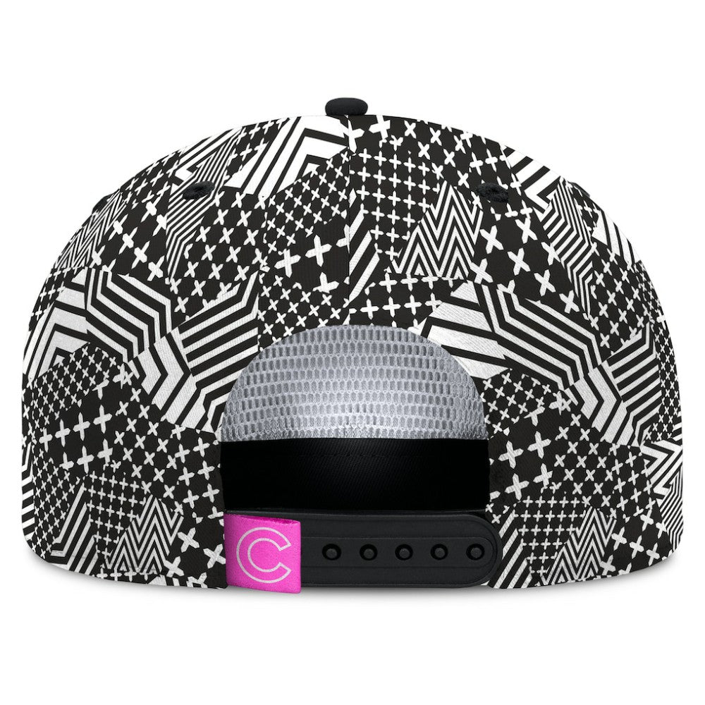 Chicago Cubs Let's Glow Moon Shot Snapback Hat - Black