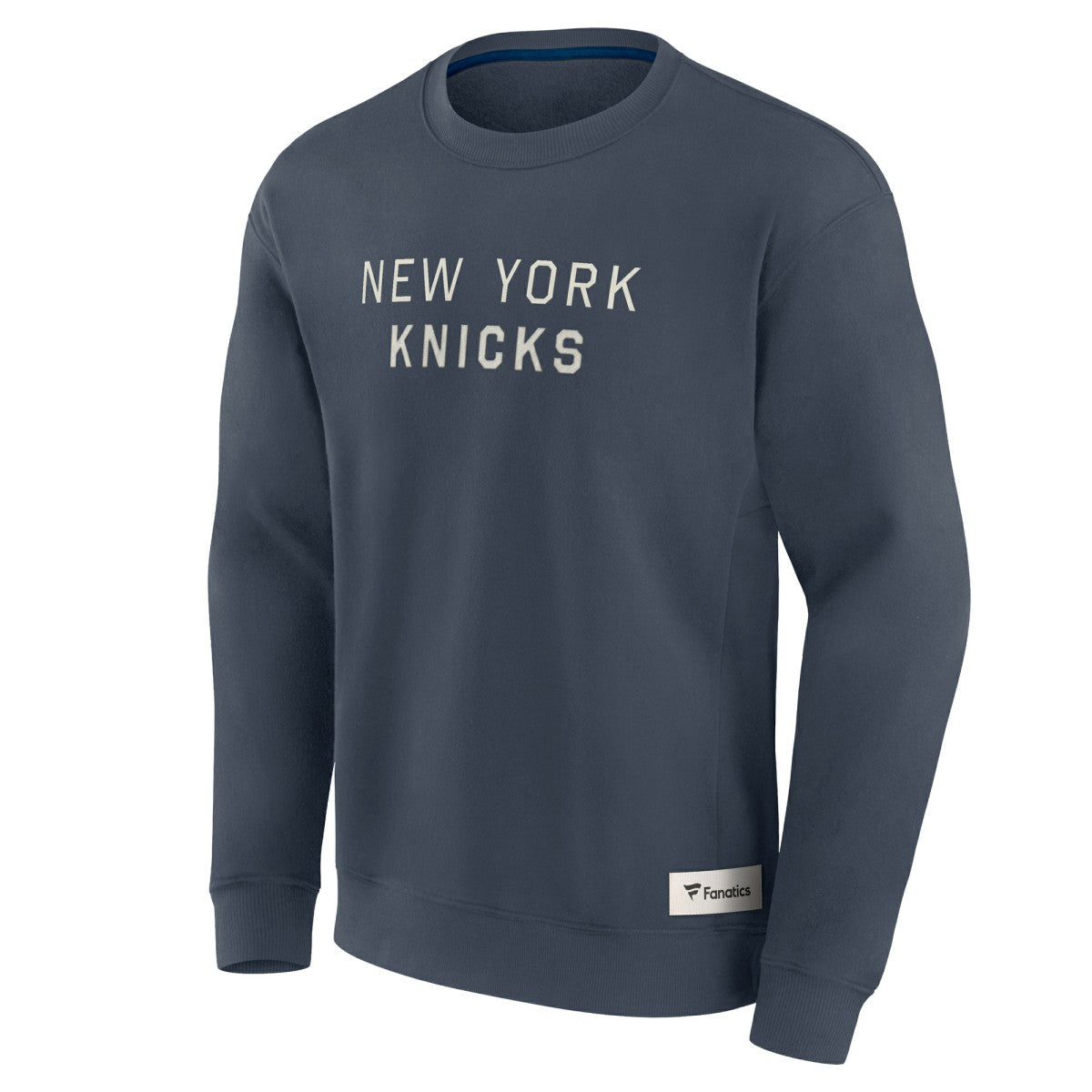 New York Knicks Elements Future Ground Lettering Pullover Sweatshirt - Blue | Fanatics discount