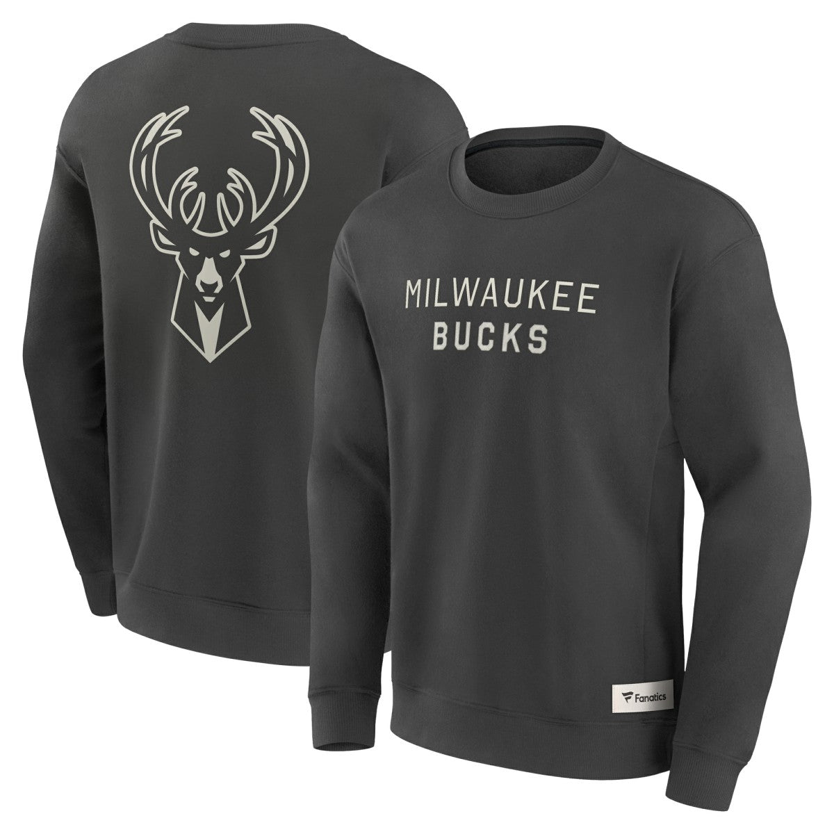 Milwaukee Bucks Elements Future Ground Lettering Pullover Sweatshirt - Gray | Fanatics cheap