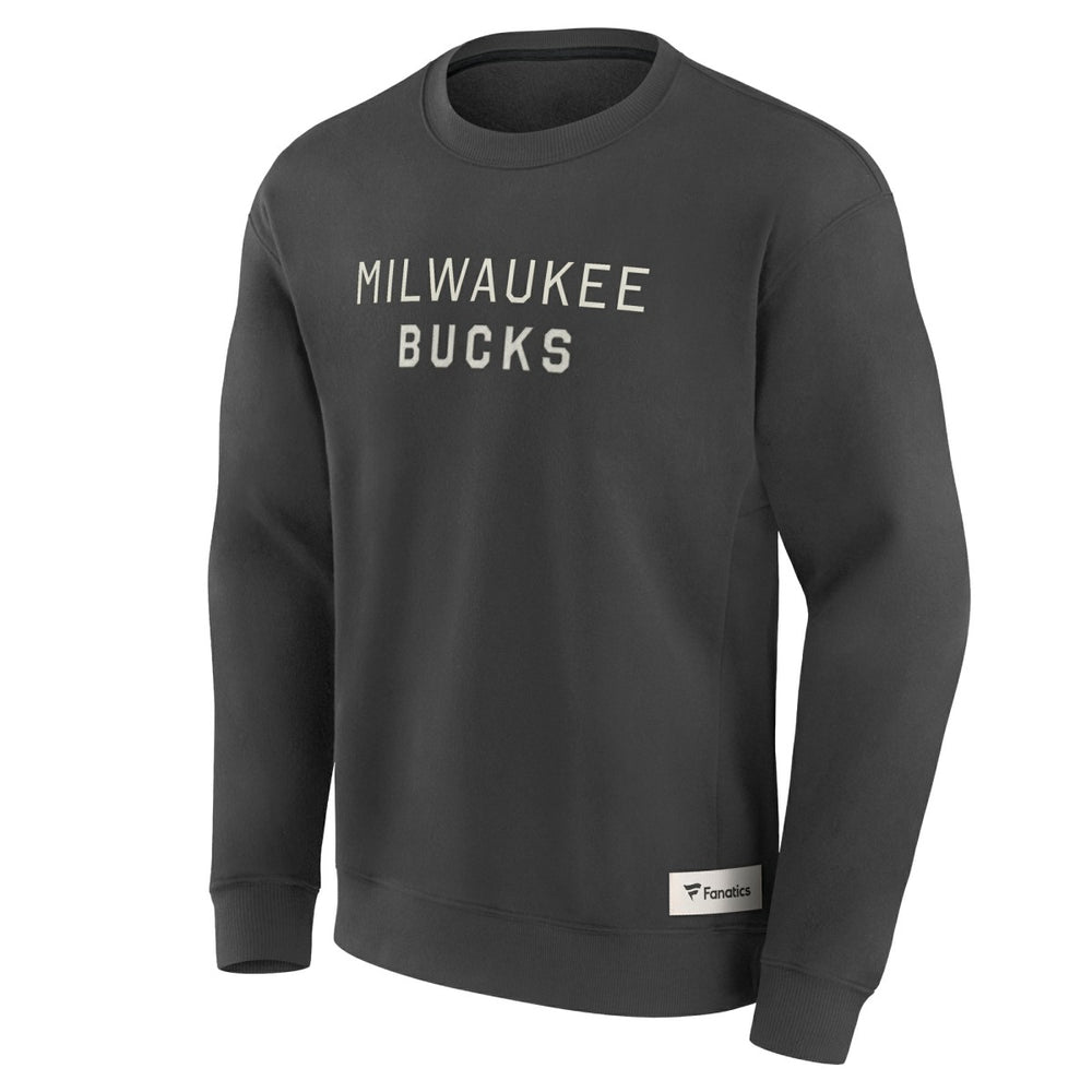 Milwaukee Bucks Elements Future Ground Lettering Pullover Sweatshirt - Gray | Fanatics cheap