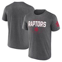 Toronto Raptors Logo Athletic Block Practice Performance T-Shirt - Heather Charcoal shop