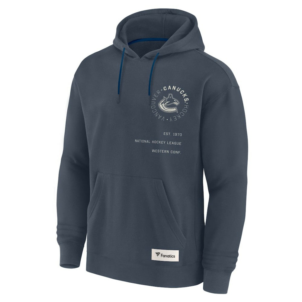 Vancouver Canucks Fanatics Future Ground Info Pullover Hoodie