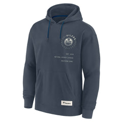 Edmonton Oilers Fanatics Future Ground Info Pullover Hoodie