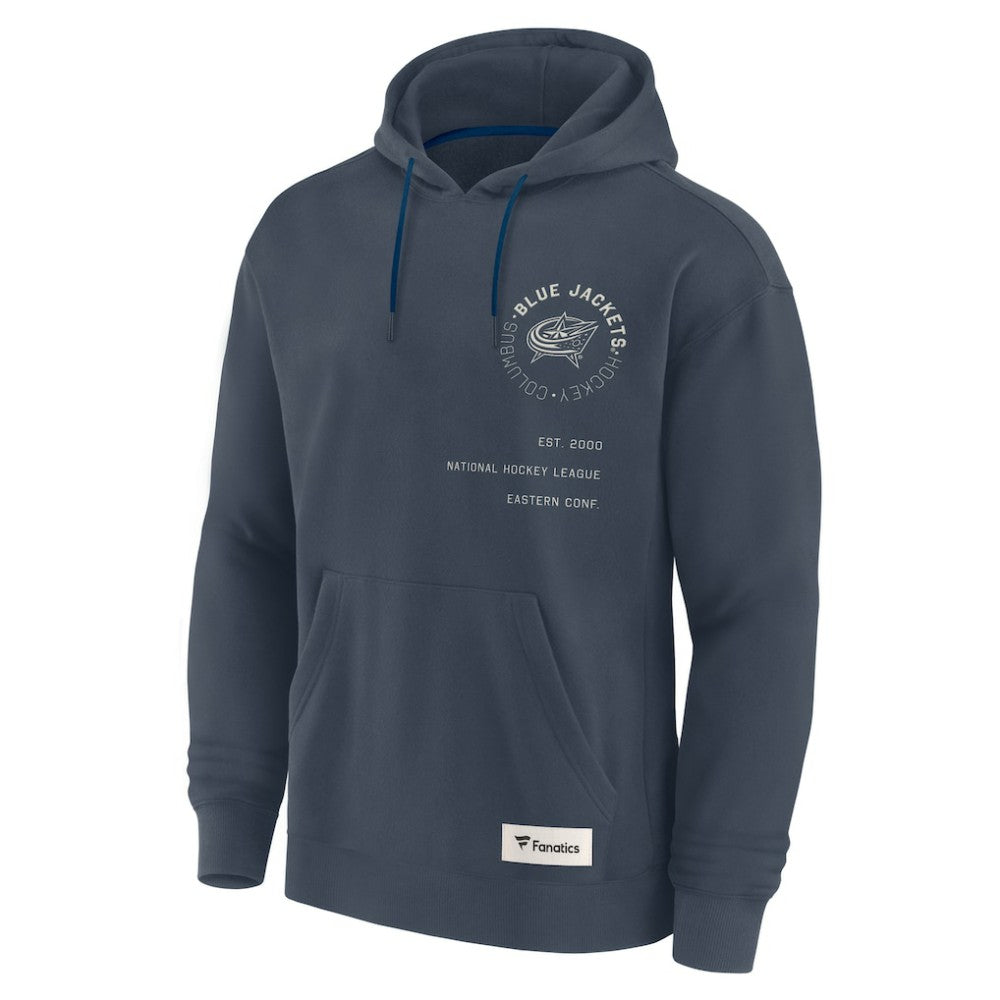 Columbus Blue Jackets Fanatics Future Ground Info Pullover Hoodie