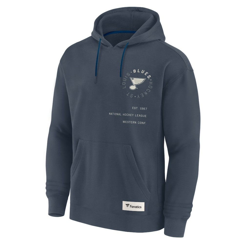 St. Louis Blues Fanatics Future Ground Info Pullover Hoodie