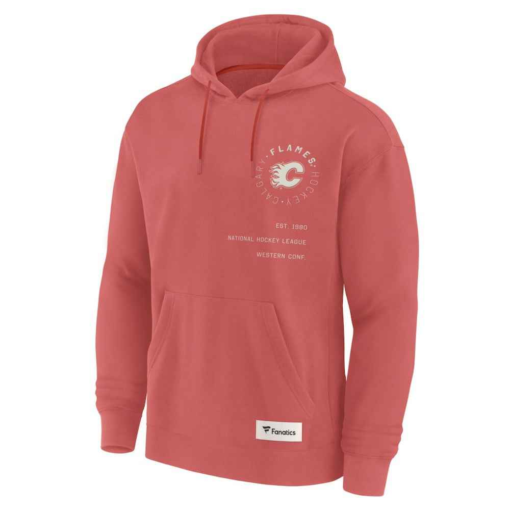 Calgary Flames Fanatics Future Ground Info Pullover Hoodie