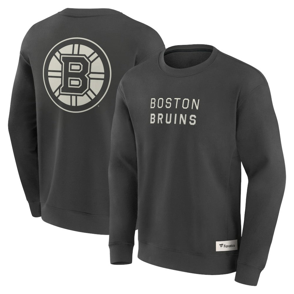 Boston Bruins Fanatics Elements Future Ground Lettering Pullover Sweatshirt
