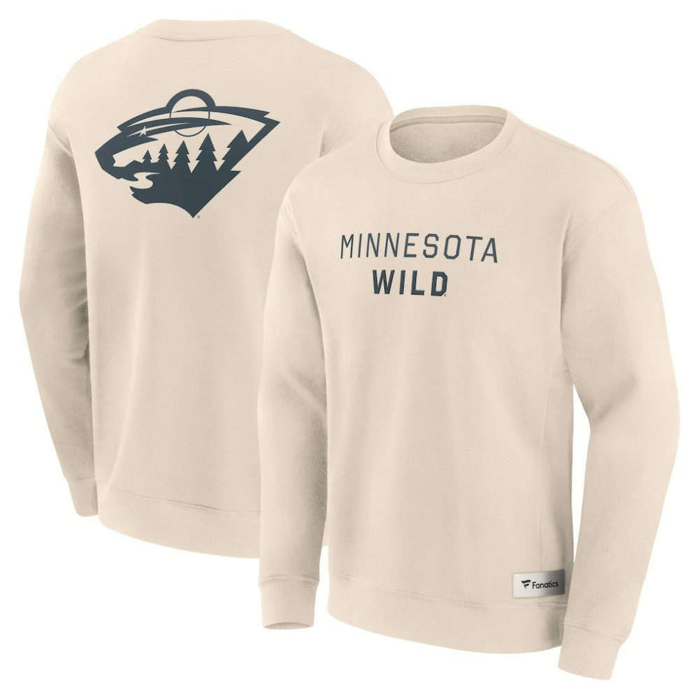 Minnesota Wild Fanatics Elements Future Ground Lettering Pullover Sweatshirt