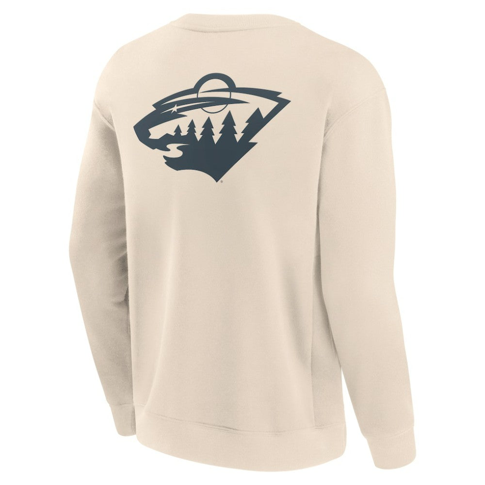 Minnesota Wild Fanatics Elements Future Ground Lettering Pullover Sweatshirt