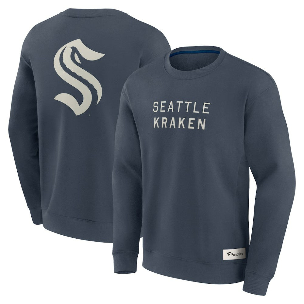 Seattle Kraken Fanatics Elements Future Ground Lettering Pullover Sweatshirt