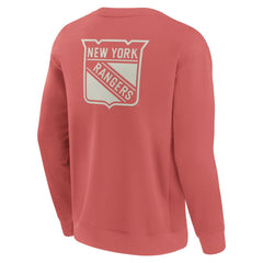 New York Rangers Fanatics Elements Future Ground Lettering Pullover Sweatshirt