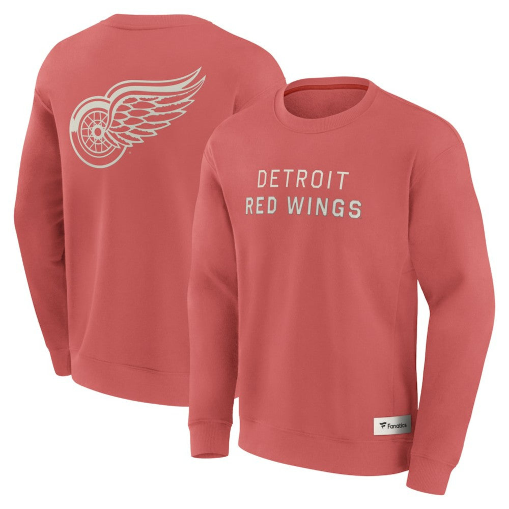 Detroit Red Wings Fanatics Elements Future Ground Lettering Pullover Sweatshirt