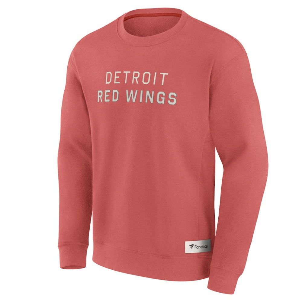 Detroit Red Wings Fanatics Elements Future Ground Lettering Pullover Sweatshirt