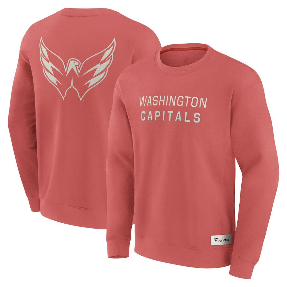 Washington Capitals Fanatics Elements Future Ground Lettering Pullover Sweatshirt