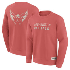 Washington Capitals Fanatics Elements Future Ground Lettering Pullover Sweatshirt