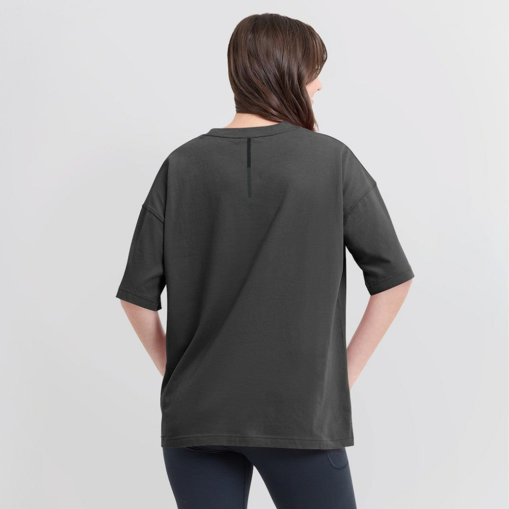 Boston Bruins Fanatics Women's Oversized Elements Raw Edge Future Ground T-Shirt