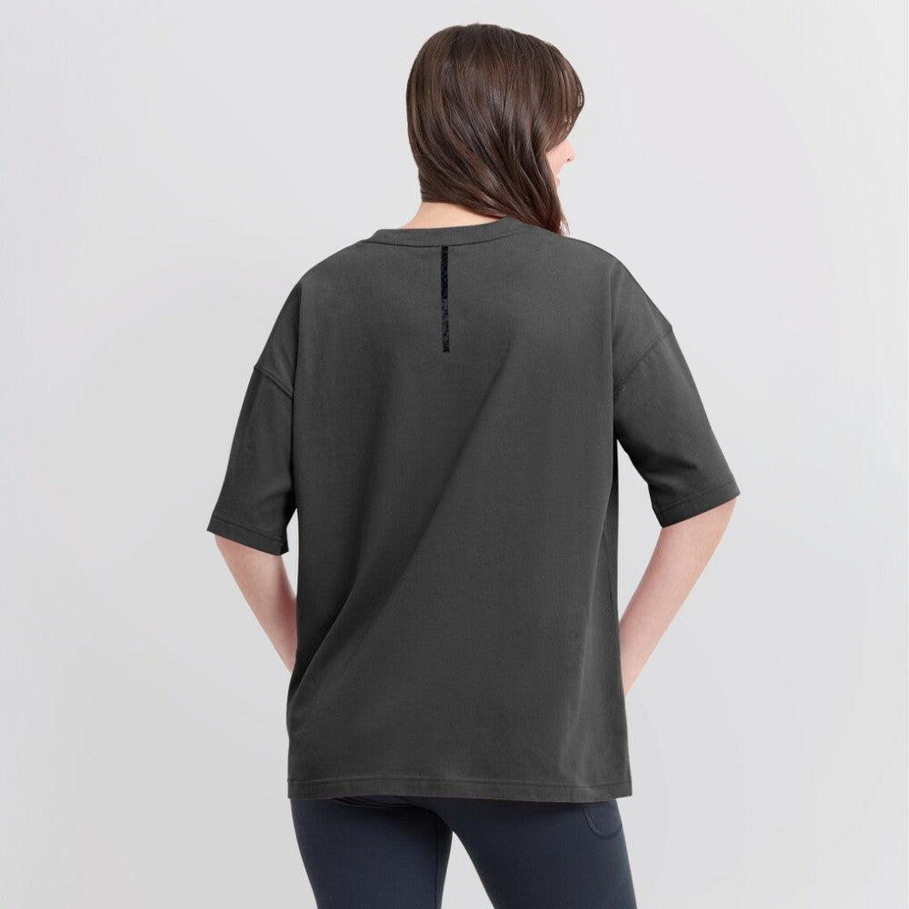 Pittsburgh Penguins Fanatics Women's Oversized Elements Raw Edge Future Ground T-Shirt