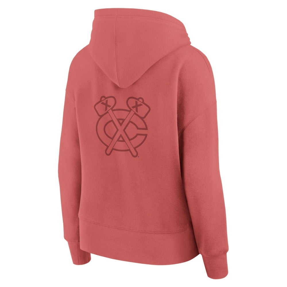 Chicago Blackhawks Fanatics Women's Elements Future Ground Subtle Tonal Pullover Hoodie