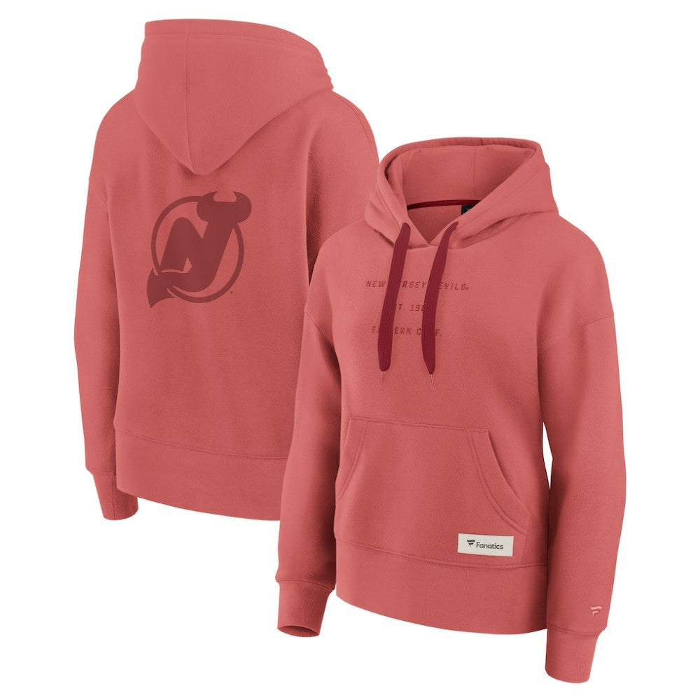 New Jersey Devils Fanatics Women's Elements Future Ground Subtle Tonal Pullover Hoodie