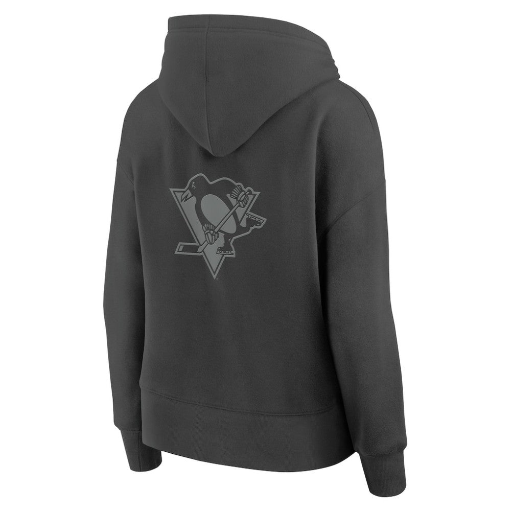 Pittsburgh Penguins Fanatics Women's Elements Future Ground Subtle Tonal Pullover Hoodie