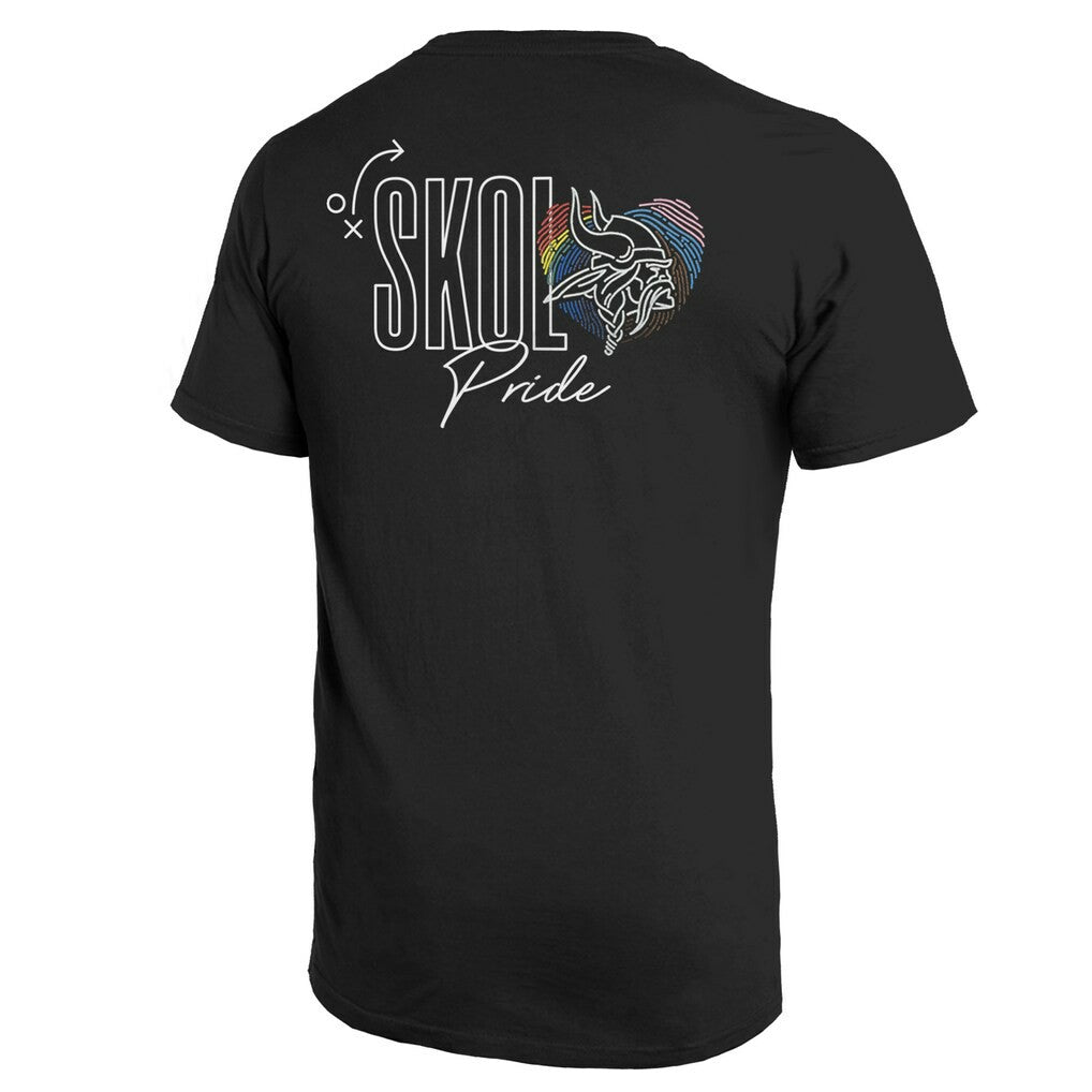 NFL Minnesota Vikings Majestic Threads Pride Pocket T-Shirt