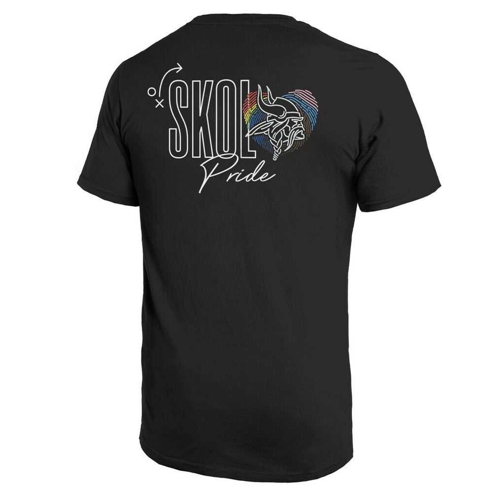 NFL Minnesota Vikings Majestic Threads Pride Pocket T-Shirt