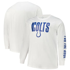 NFL Indianapolis Colts Big & Tall Vision Long Sleeve T-Shirt