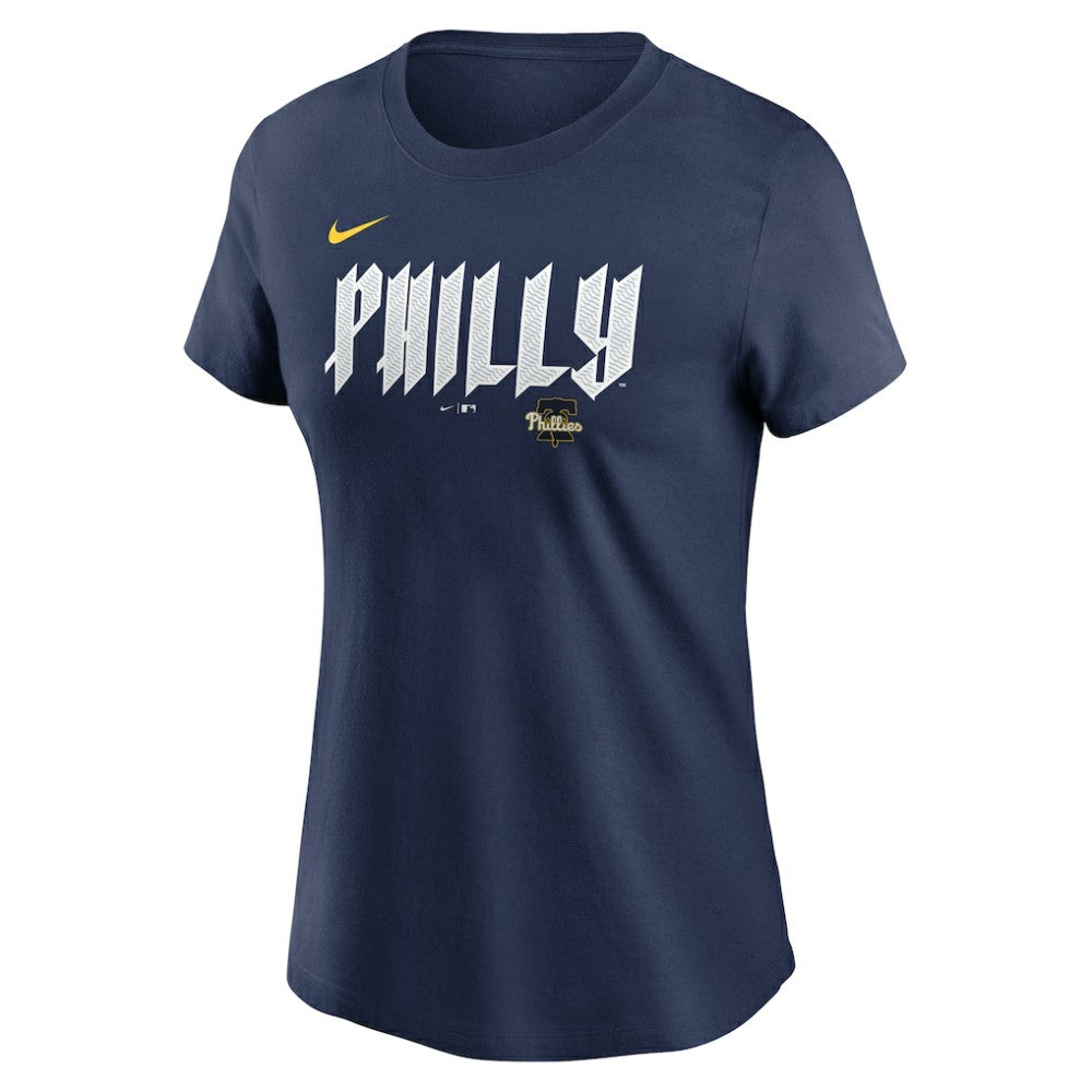 Trea Turner Philadelphia Phillies Women's 2024 City Connect Fuse Player Name & Number T-Shirt - Royal | Nike