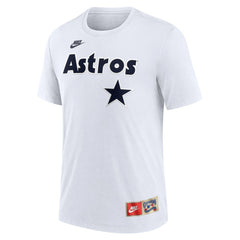 Nolan Ryan Houston Astros Cooperstown Collection Name & Number Tri-Blend T-Shirt - White | Nike
