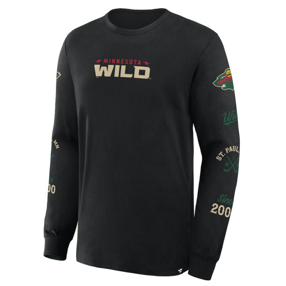 Minnesota Wild Fanatics Boxed In Legacy Long Sleeve T-Shirt