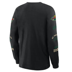 Minnesota Wild Fanatics Boxed In Legacy Long Sleeve T-Shirt