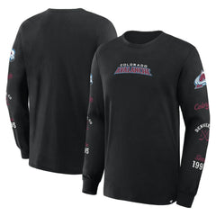Colorado Avalanche Fanatics Boxed In Legacy Long Sleeve T-Shirt