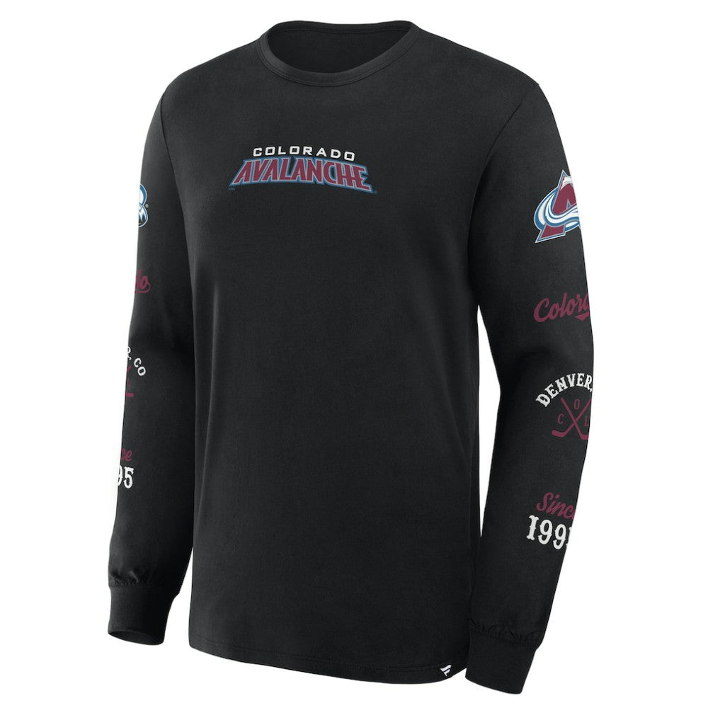 Colorado Avalanche Fanatics Boxed In Legacy Long Sleeve T-Shirt