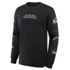 Colorado Avalanche Fanatics Boxed In Legacy Long Sleeve T-Shirt