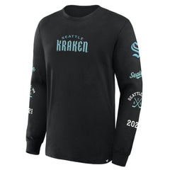 Seattle Kraken Fanatics Boxed In Legacy Long Sleeve T-Shirt