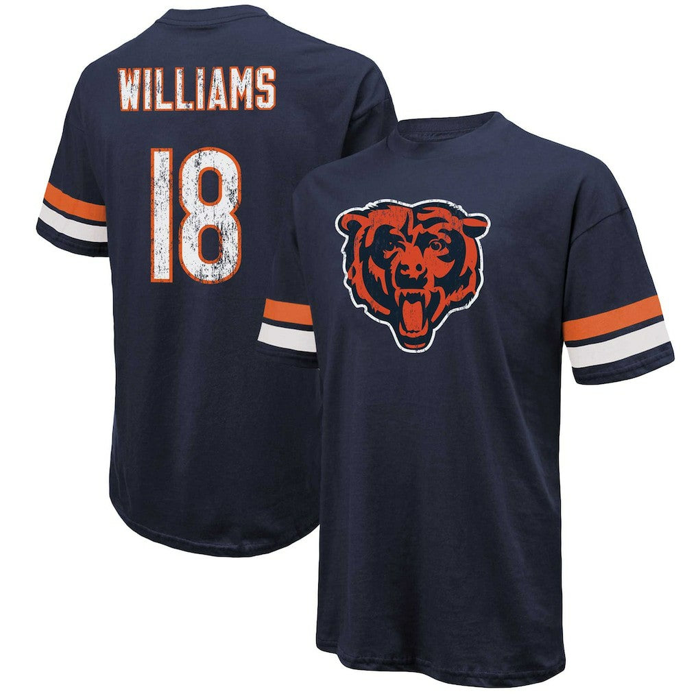 NFL Chicago Bears Caleb Williams  Majestic Threads Name & Number Oversize Fit T-Shirt