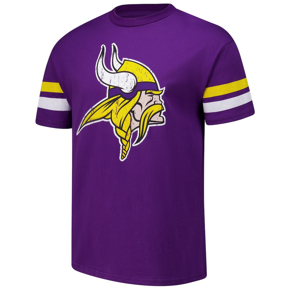 NFL Minnesota Vikings J.J. McCarthy  Majestic Threads Name & Number Oversized Fit T-Shirt