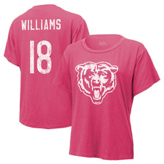 NFL Chicago Bears Caleb Williams  Majestic Threads Women's Name & Number T-Shirt