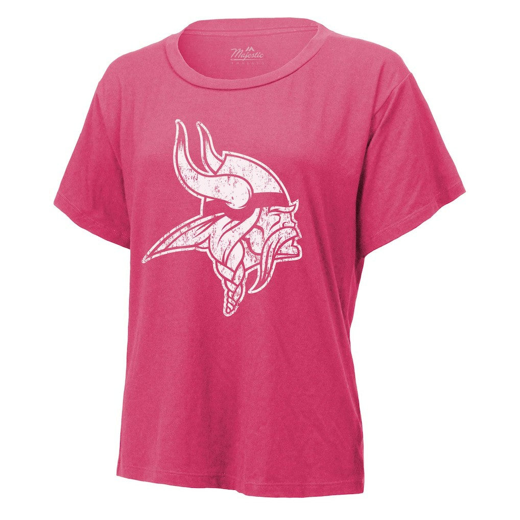 NFL Minnesota Vikings J.J. McCarthy  Majestic Threads Women's Name & Number T-Shirt