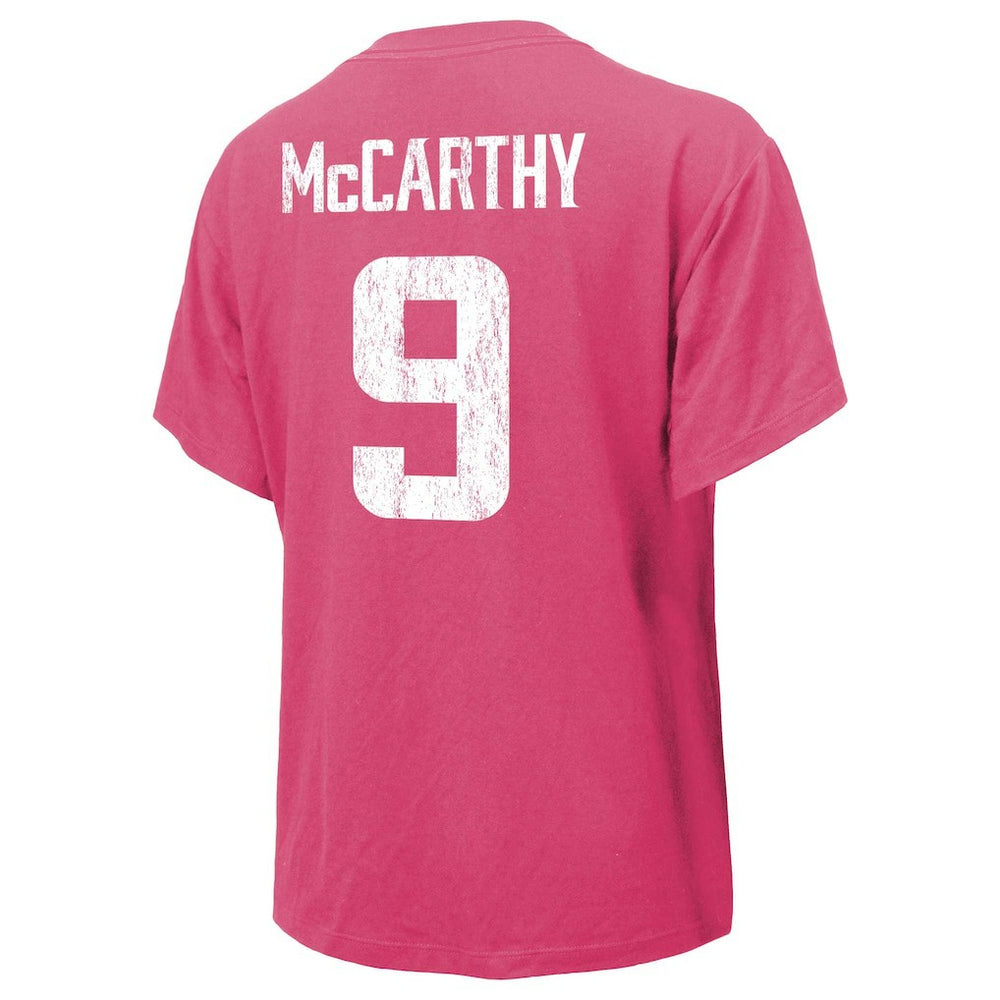 NFL Minnesota Vikings J.J. McCarthy  Majestic Threads Women's Name & Number T-Shirt