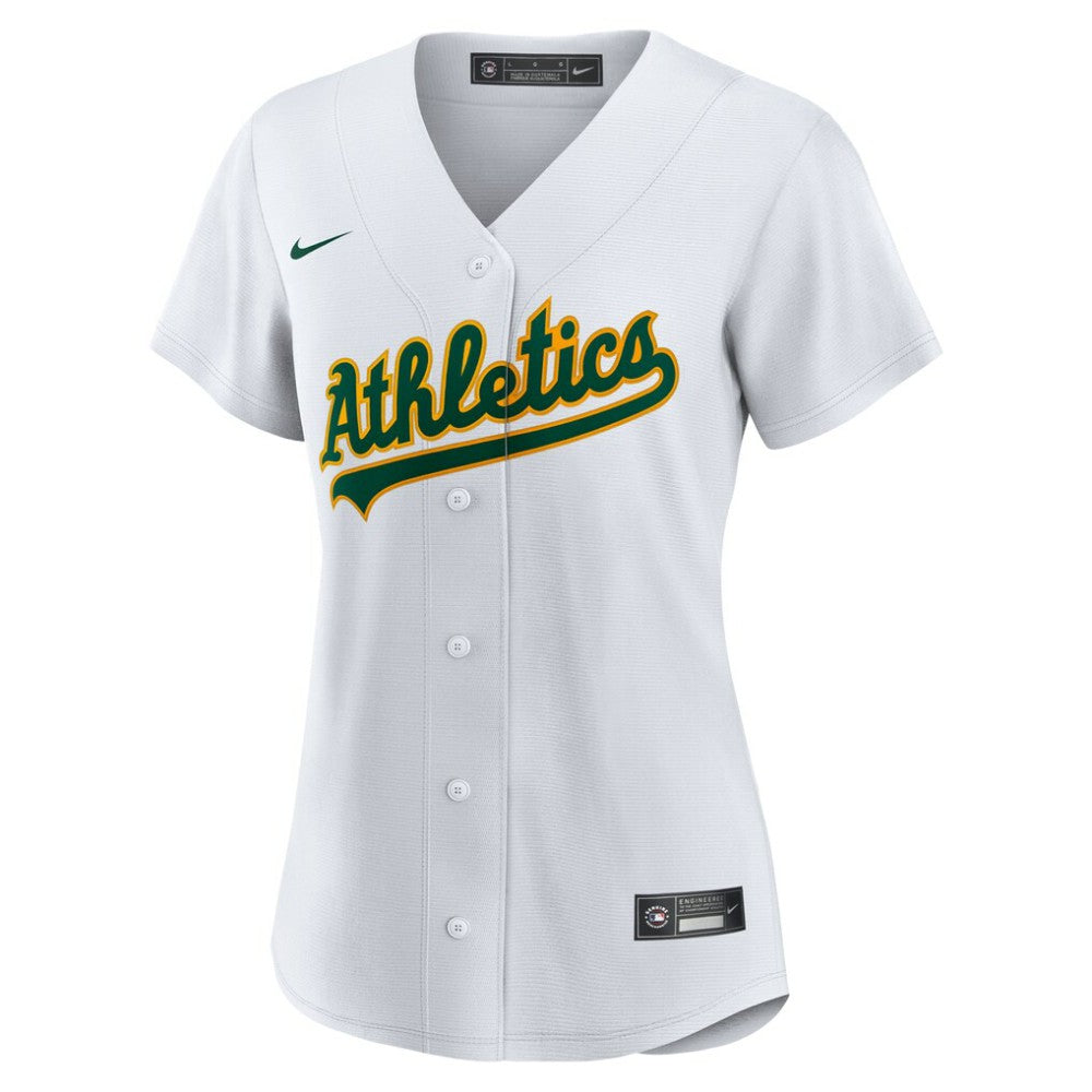 Zack Gelof Athletics Women's Home Replica Player Jersey - White | Nike