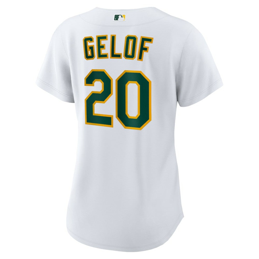 Zack Gelof Athletics Women's Home Replica Player Jersey - White | Nike