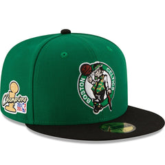Boston Celtics 2024 NBA Finals Champions Side Patch 59FIFTY Fitted Hat - Kelly Green/Black | New Era outlet
