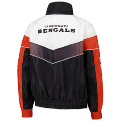 NFL Cincinnati Bengals The Wild Collective Women's 1/4 Zip Track Jacket