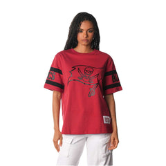 NFL Tampa Bay Buccaneers The Wild Collective Women's Drop Shoulder T-Shirt